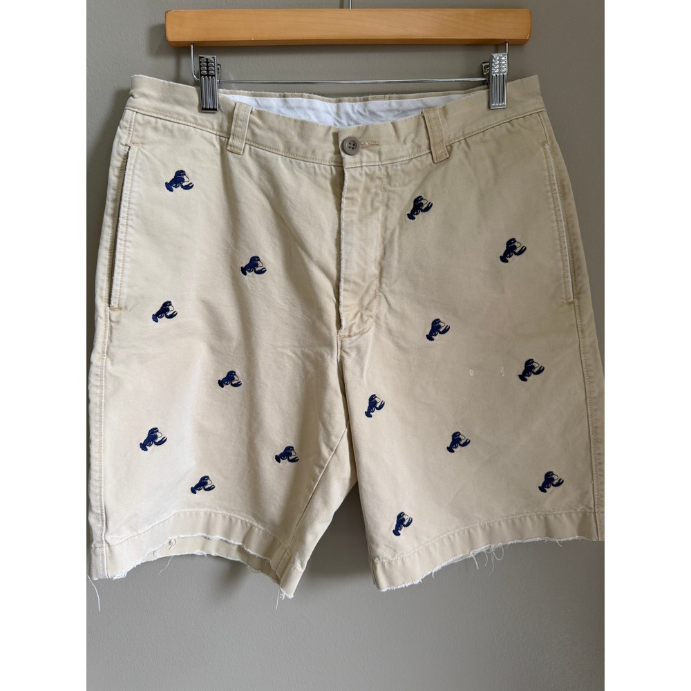 J.Crew Men's Embroidered Lobster Shorts size 32